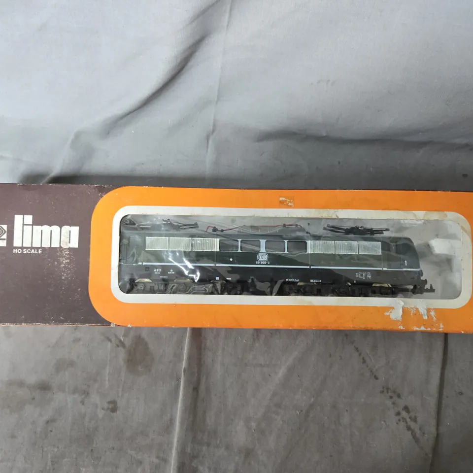LIMA HO SCALE GERMAN ELECTRIC LOCOMOTIVE DB 151 002-3 – BOXED MODEL