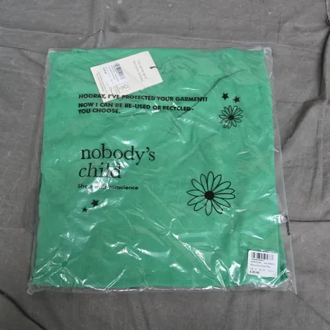 BAGGED NOBODY'S CHILD PALMA MINI DRESS PLAIN – UK 8, GREEN