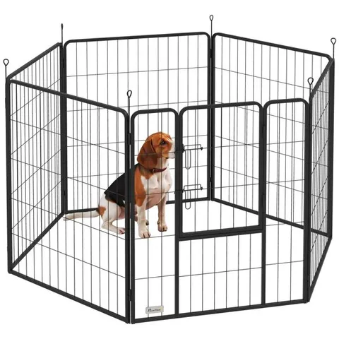 BOXED STEEL EXERCISE PEN - BLACK (1 BOX)
