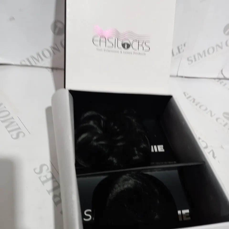 BOXED EASILOCKS SET OF 2 POWER SCRUNCHIE EBONY 