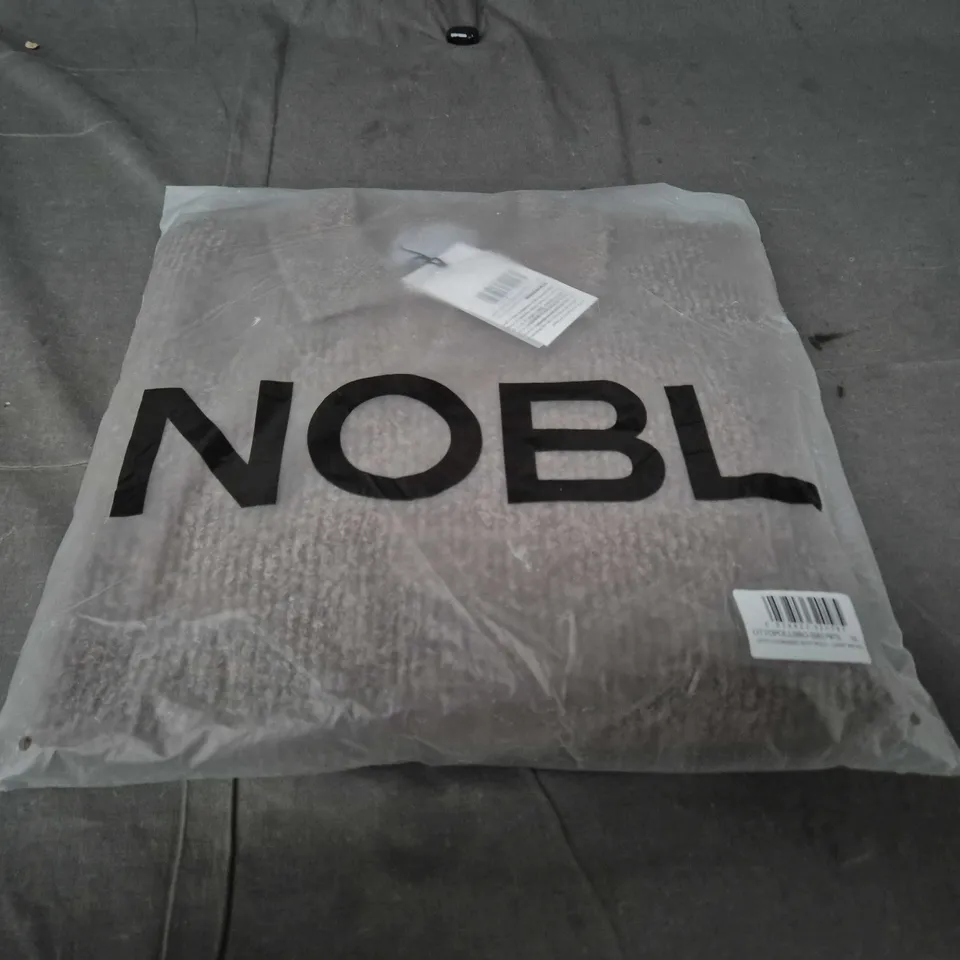 OTTO OVERSIZED KNIT POLO SHIRT – LIGHT BROWN, SIZE M