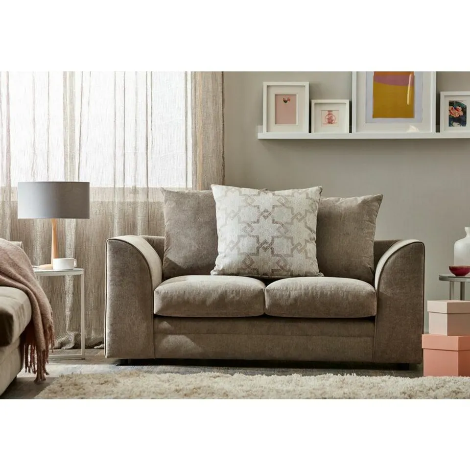 BAGGED BETZ TWO SEATER SOFA WITH SCATTER CUSHIONS 