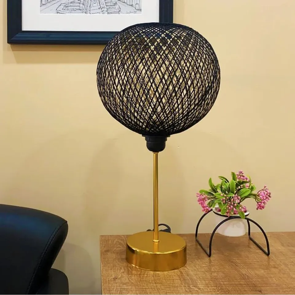BOXED CLARKTON 36CM TABLE LAMP BASE COLOUR: GOLD
