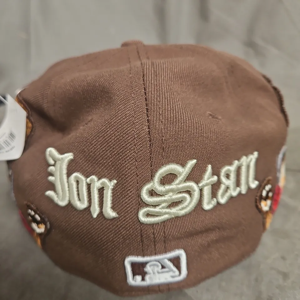 NEW ERA 59FIFTY YANKEES CAP – COOPERSTOWN COLLECTION, BROWN, SIZE 7 3/8
