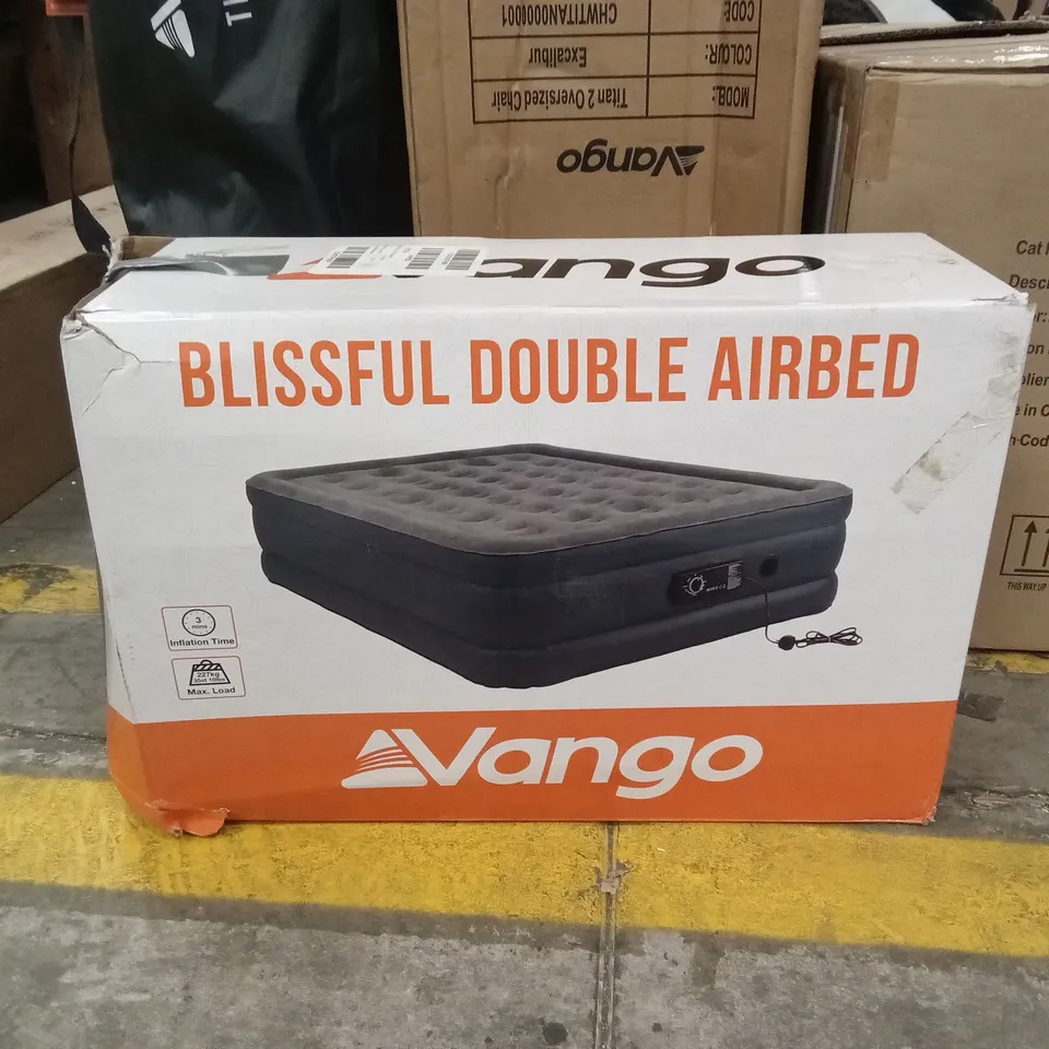 BOXED VANGO BLISSFUL DOUBLE AIRBED