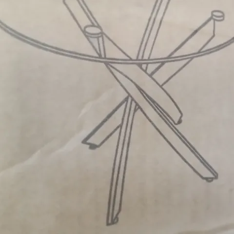 BOXED CHOWCHILLA ROUND DINING TABLE LEGS
