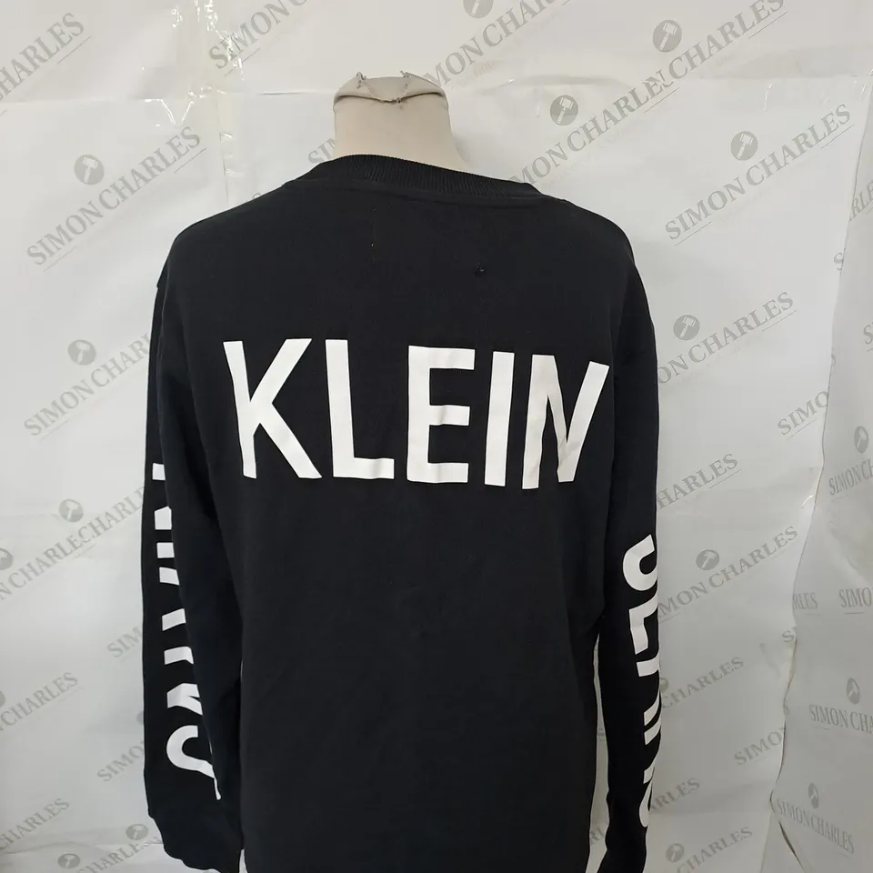 CALVIN KLEIN LOGO SWEATSHIRT SIZE S