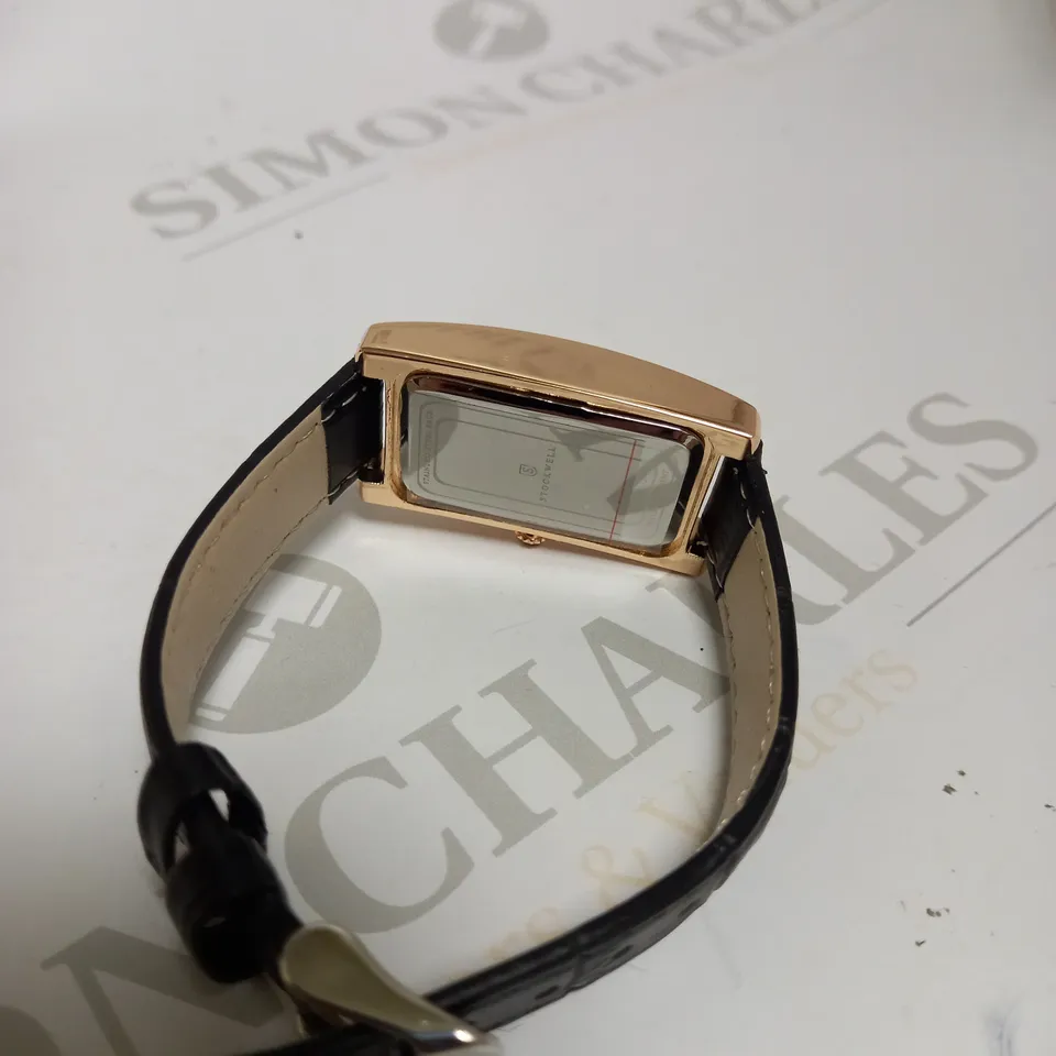 LADIES STOCKWELL WATCH – TEXTURED DIAL WITH SUB DIAL MINUTE HAND – LEATHER STRAP 