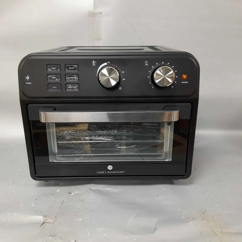 BOXED COOK'S ESSENTIAL 21-LITRE AIRFRYER OVEN IN BLACK