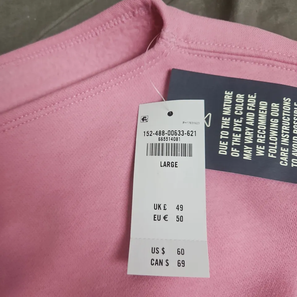 ABERCROMBIE & FITCH SUNDAY SETS PINK SWEATSHIRT – UK LARGE (L)