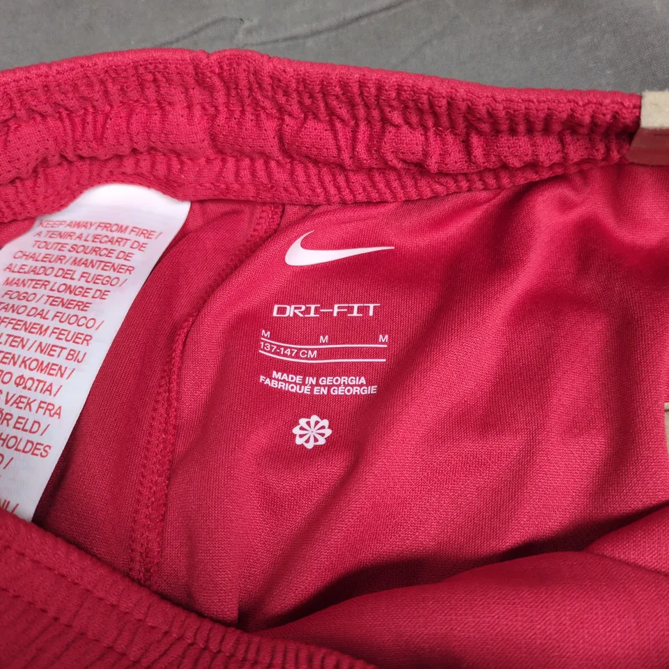 LIVERPOOL FC NIKE DRI-FIT YOUTH FOOTBALL SHORTS – RED, SIZE M (137-147 CM)