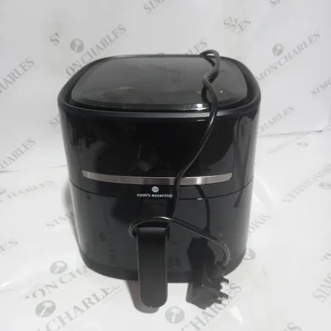 BOXED COOK'S ESSENTIALS 4L AIR FRYER IN BLACK