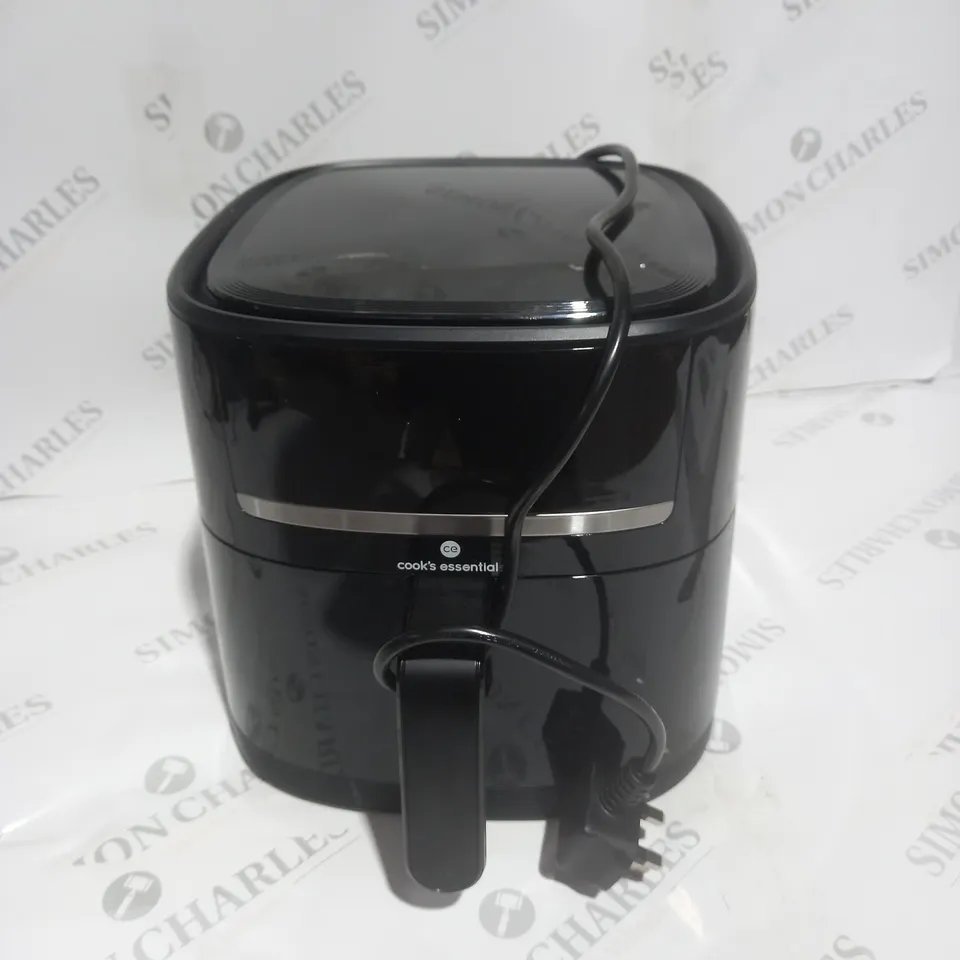 BOXED COOK'S ESSENTIALS 4L AIR FRYER IN BLACK