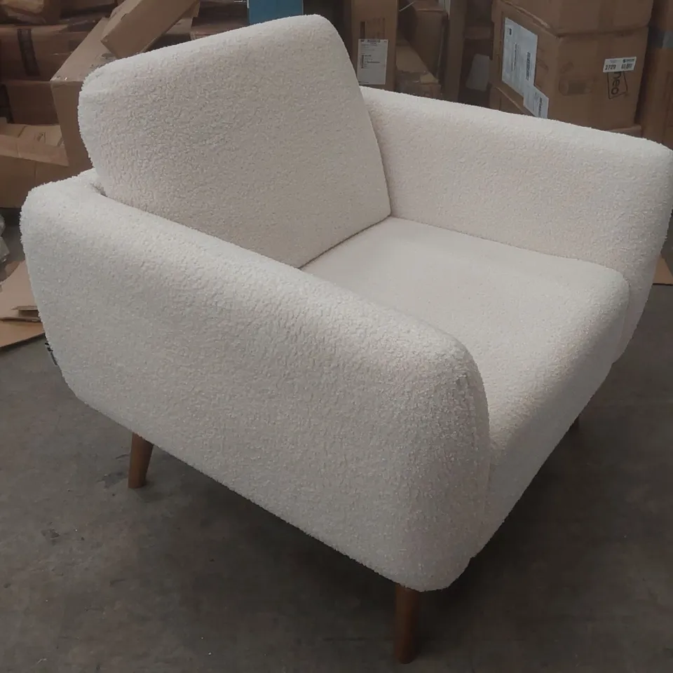 NAIM ARM CHAIR IN BOUCLE FABRIC