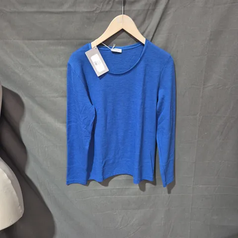 BELLA DA NOTTE TRUE BLUE LONG-SLEEVE TOP – SIZE 14