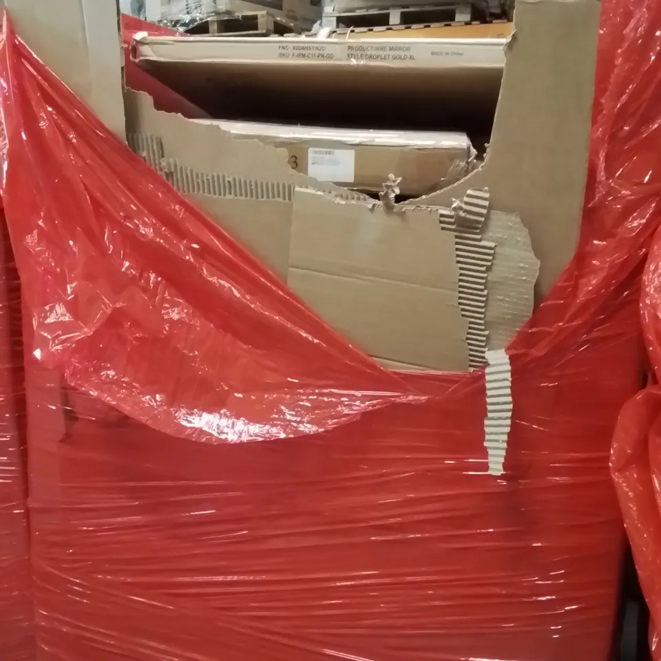 PALLET OF ASSORTED HOUSEHOLD GOODS AND PRODUCTS TO INCLUDE;MIRROR,SWIMMING POOL,AIR COOLER