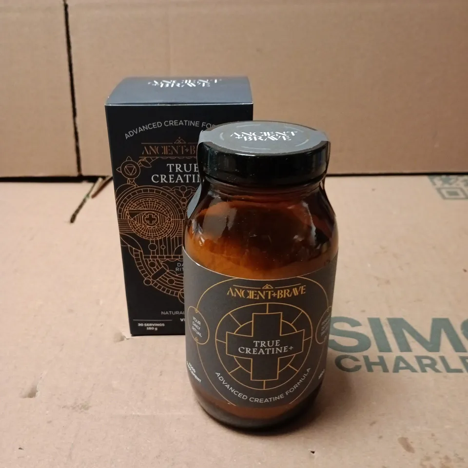 ANCIENT + BRAVE TRUE CREATINE+ ADVANCED CREATINE FORMULA DIETARY SUPPLEMENT 180G