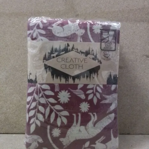 BRAND NEW CREATIVE CLOTH SUPER KING DUVET SET- SKANDI WOODLAND