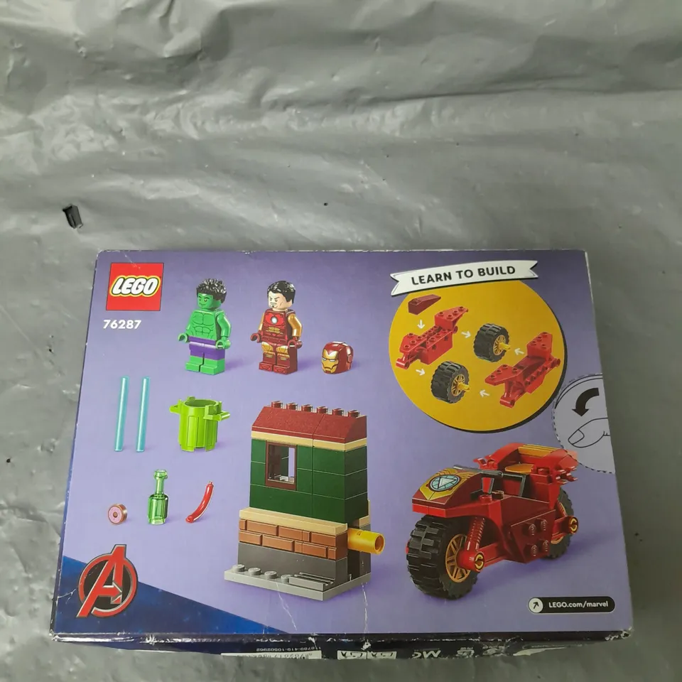 LEGO MARVEL IRON MAN WITH BIKE AND THE HULK 76287