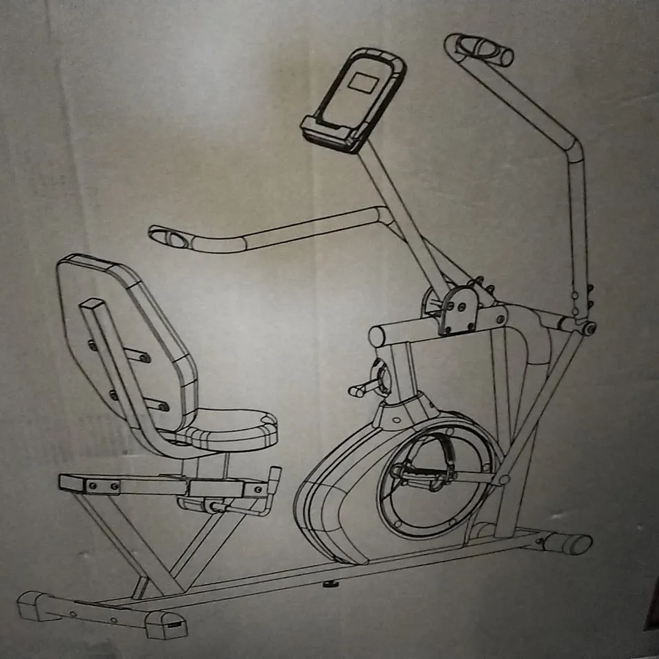 BOXED SUNNY CROSS TRAINING MAGNETIC RECUMBENT BIKE - SFRB4708