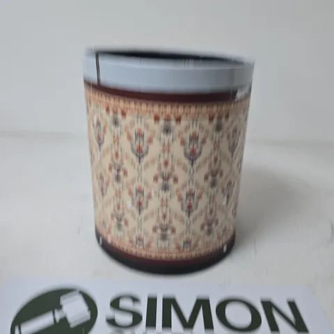 DECORATIVE PATTERNED STORAGE TIN WITH LID