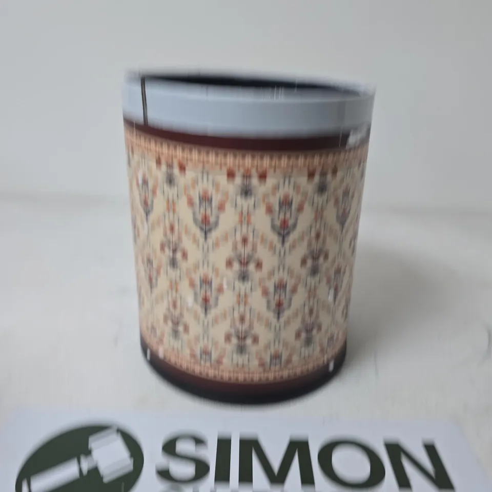 DECORATIVE PATTERNED STORAGE TIN WITH LID