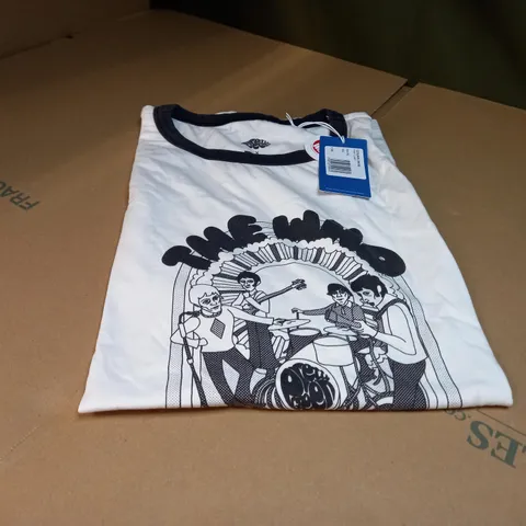 PRETTYGREEN BLACK/WHITE TOUR T-SHIRT - XXL