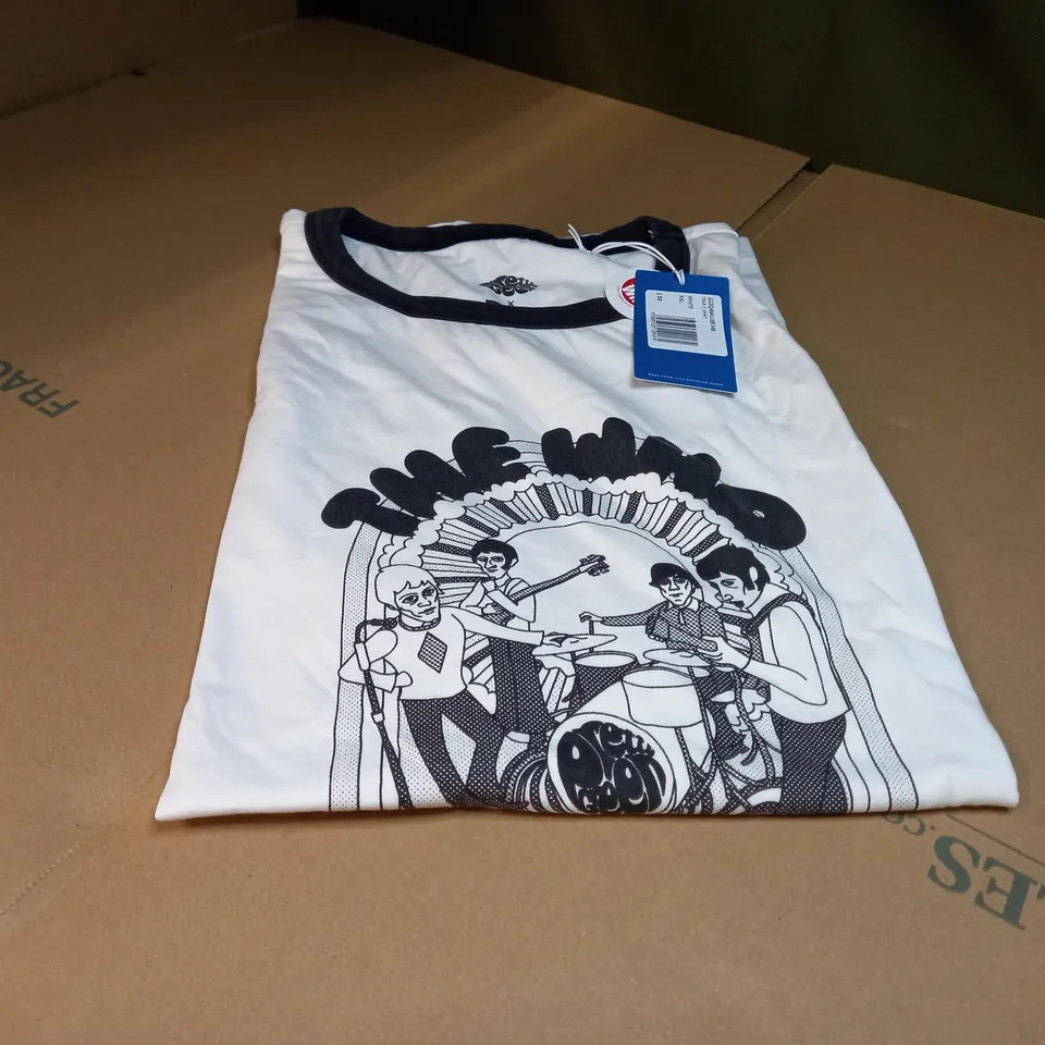 PRETTYGREEN BLACK/WHITE TOUR T-SHIRT - XXL