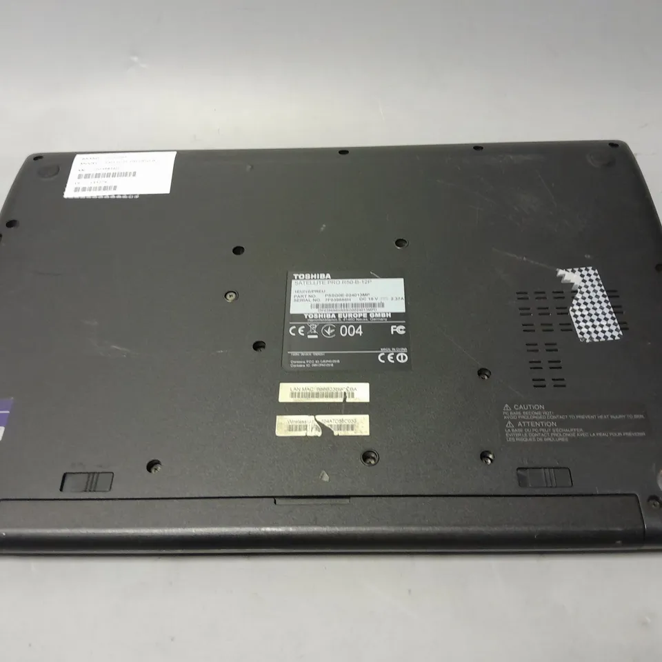 TOSHIBA SATELLITE PRO R50-B	15 INCH I3-4005U 1.70GHZ