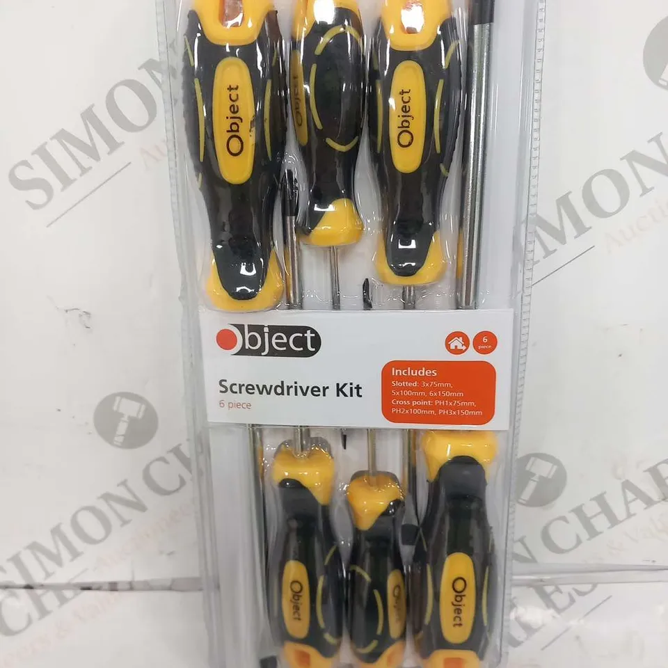 APPROXIMATELY TWELVE OBJECT 6 PIECE SCREWDRIVER SETS