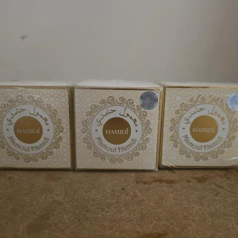 LOT OF 3 SEALED HAMIDI MAMOUL 50G PERFUMES