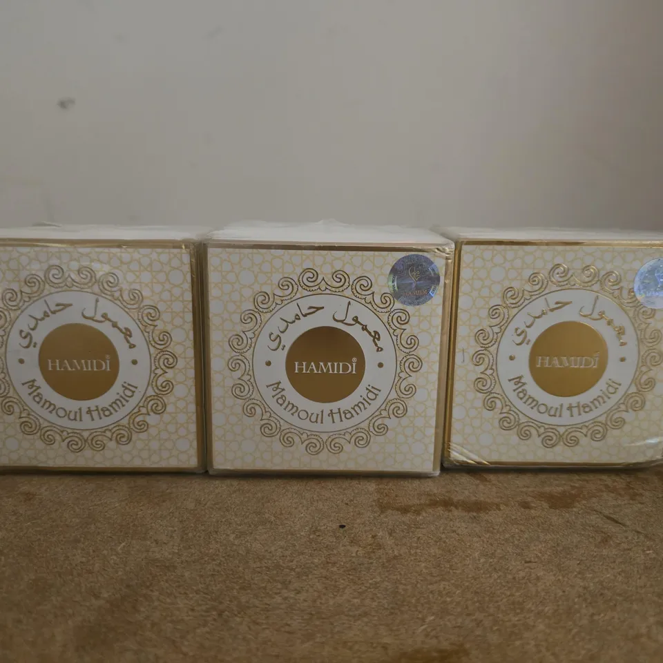 LOT OF 3 SEALED HAMIDI MAMOUL 50G PERFUMES