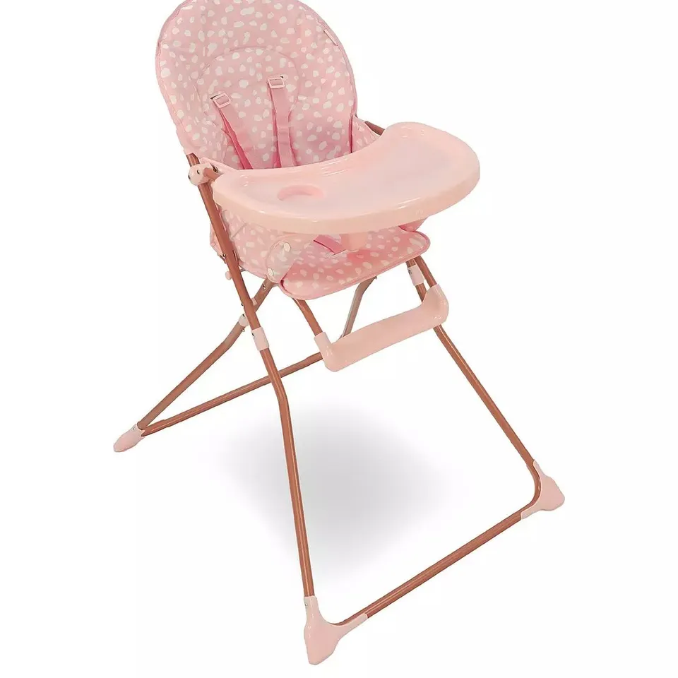 MY BABIIE COMPACT HIGHCHAIR - ROSE BLUSH