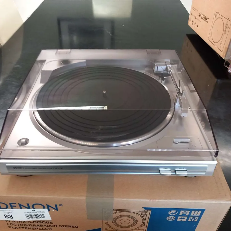 DENON DP29F SILVER TURNTABLE