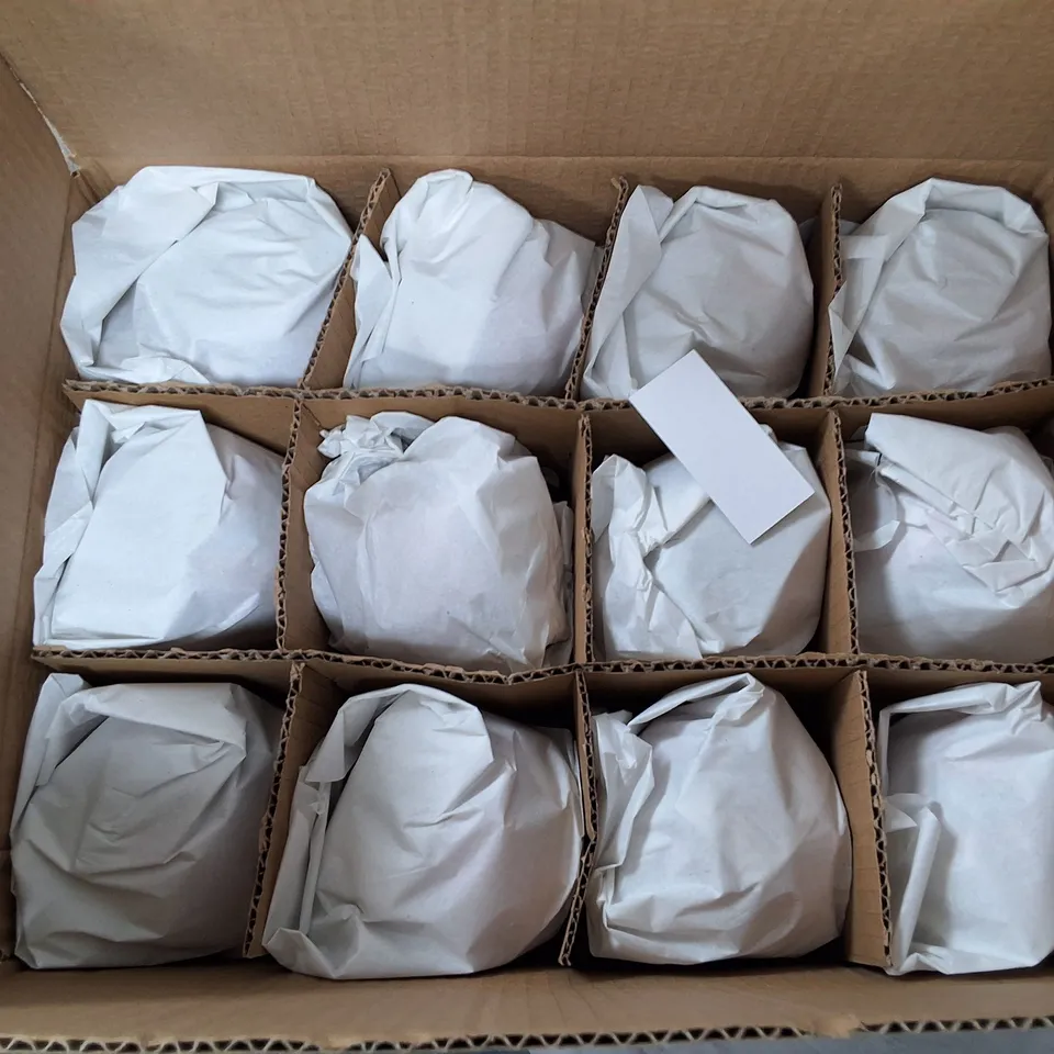 SET OF 12 GISELA GRAHAM DECORATIVE RED BAUBLES