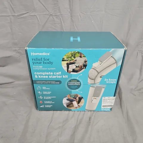 HOMEDICS MODULAIR COMPRESSION SYSTEM – CALF & KNEE STARTER KIT (BOXED)