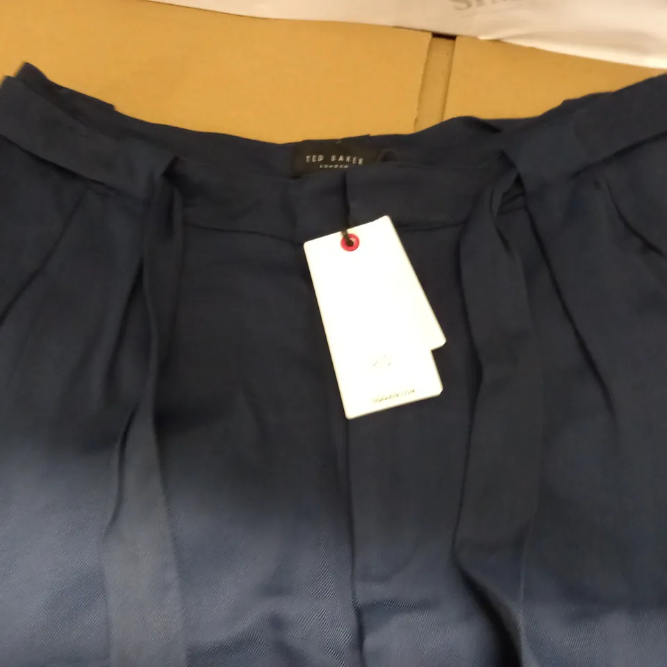 TED BAKER NAVY TROUSERS - 4