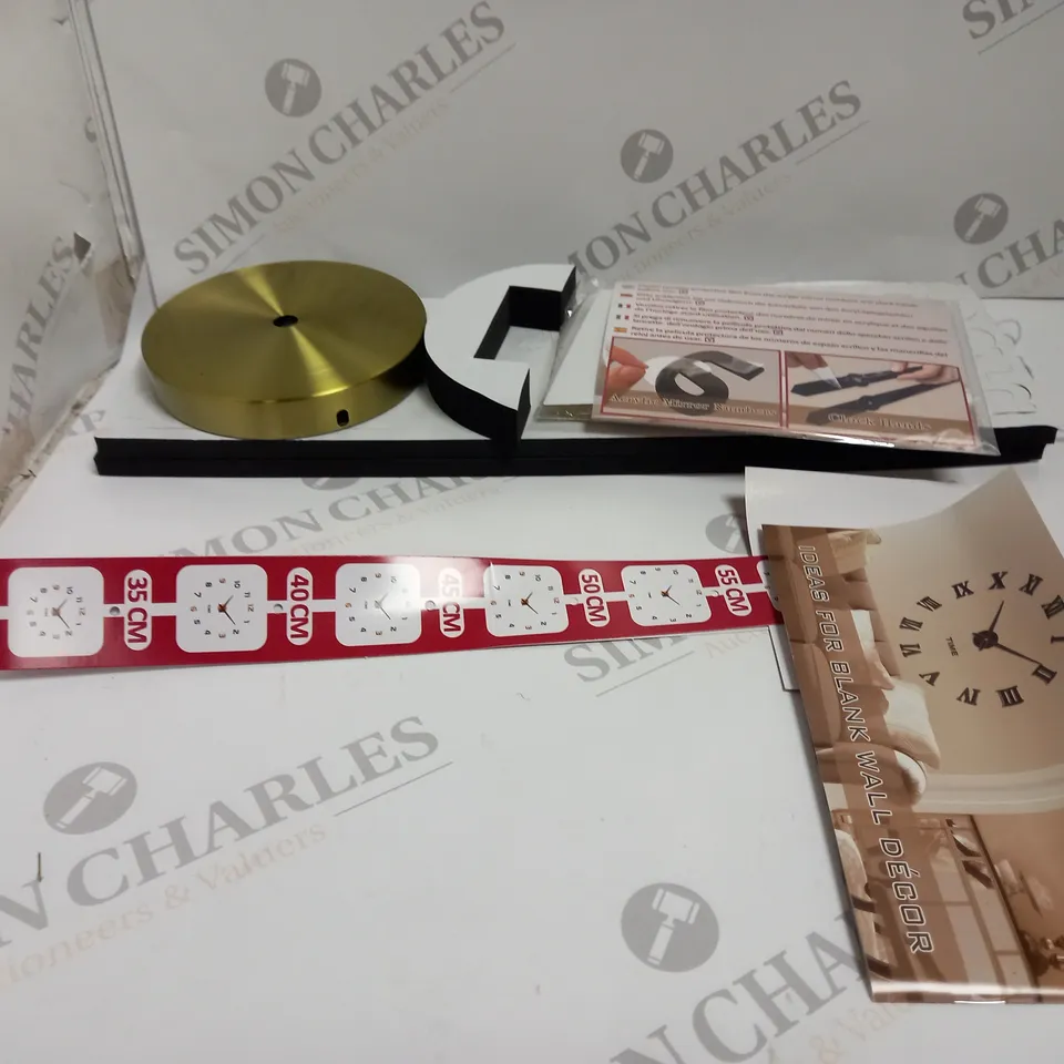 BOXED DIY WALL CLOCK 