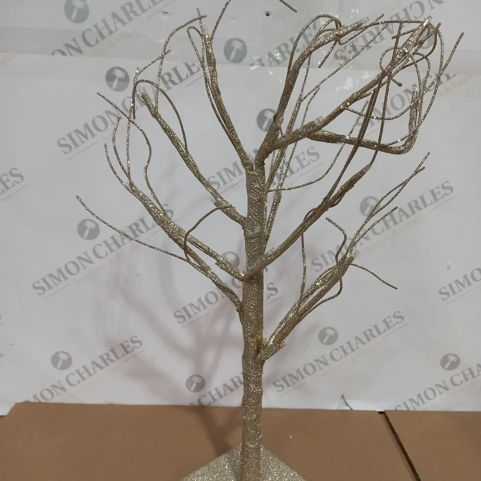 BOXED DÉCOR FAUX GOLDEN TREE 