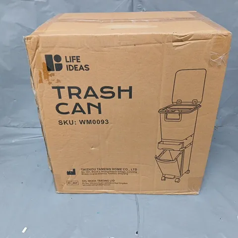 BOXED LIFE IDEAS TRASH CAN - SKU WM0093