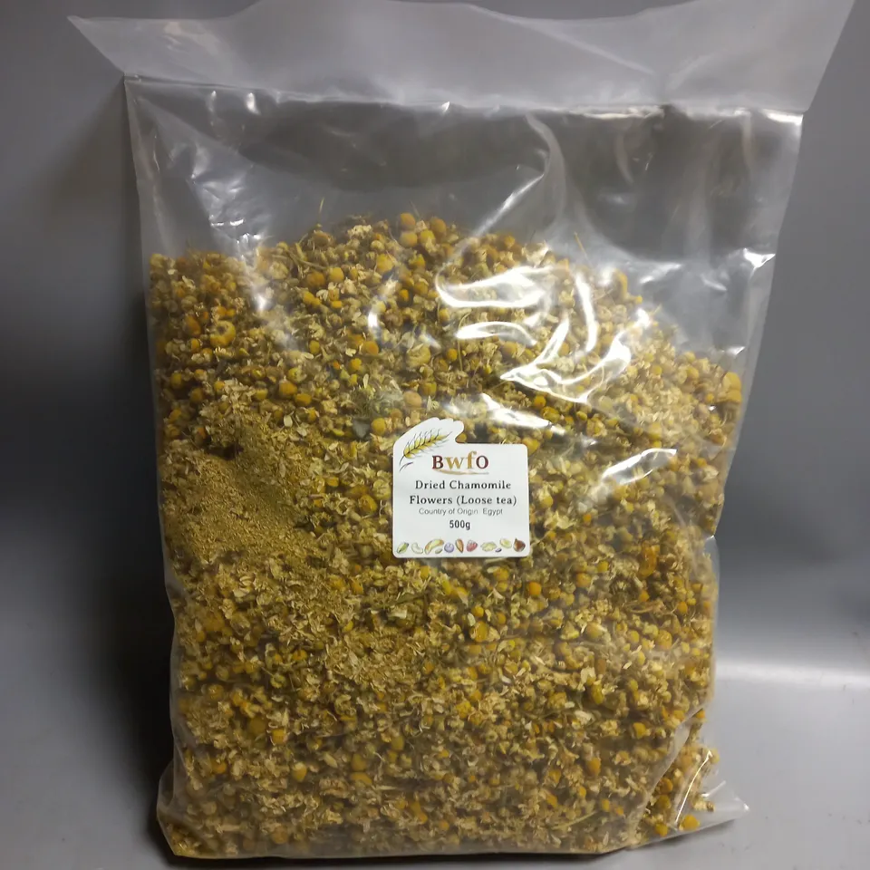 BWFO 500G BAG DRIED CHAMOMILE FLOWERS LOOSE TEA