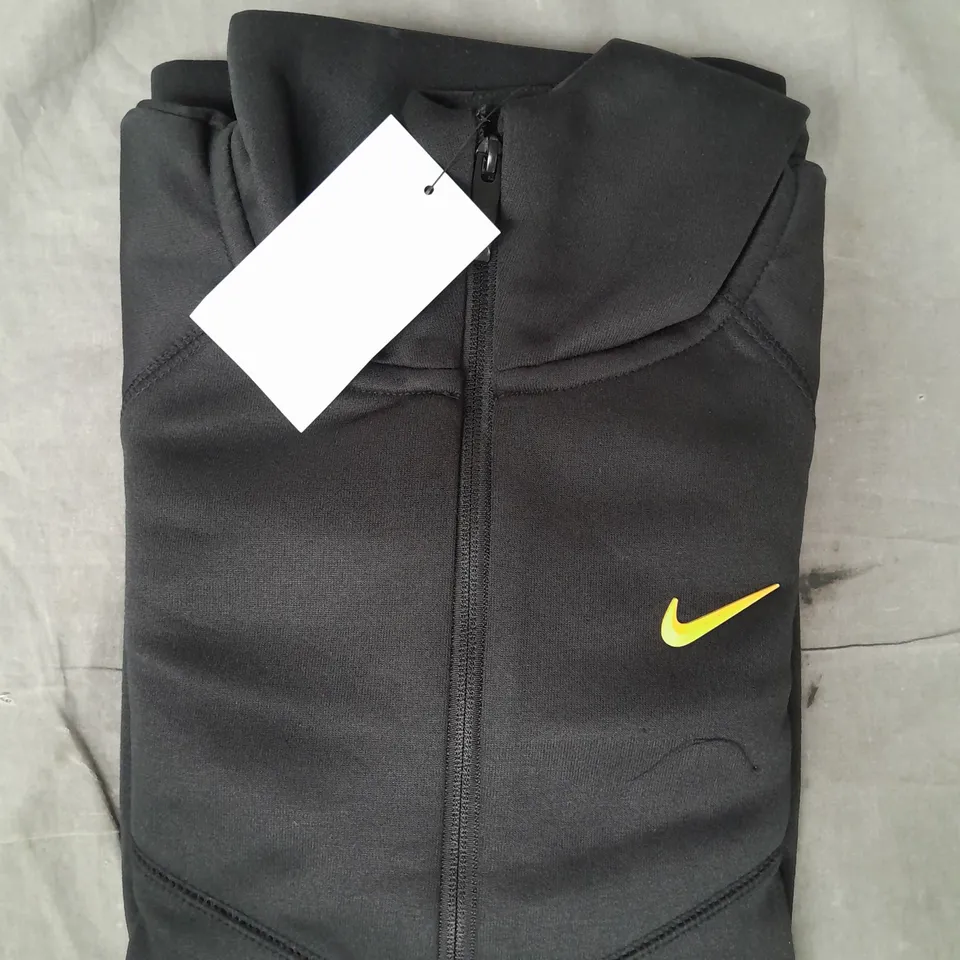NIKE NOCTA MEN'S ZIP-UP HOODIE IN BLACK SIZE LARGE