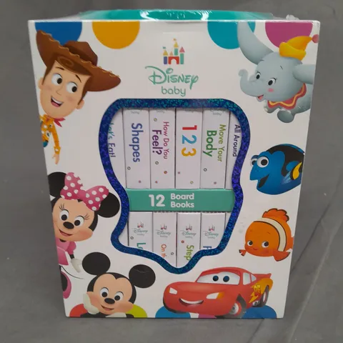 SEALED DISNEY BABY 12 BOARD BOOK SET