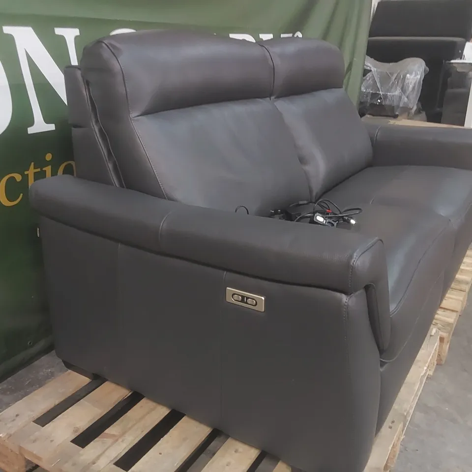 QUALITY DESIGNER ITALIAN MADE LEATHER UPHOLSTERED ADRIANO ELECTRIC SOFA