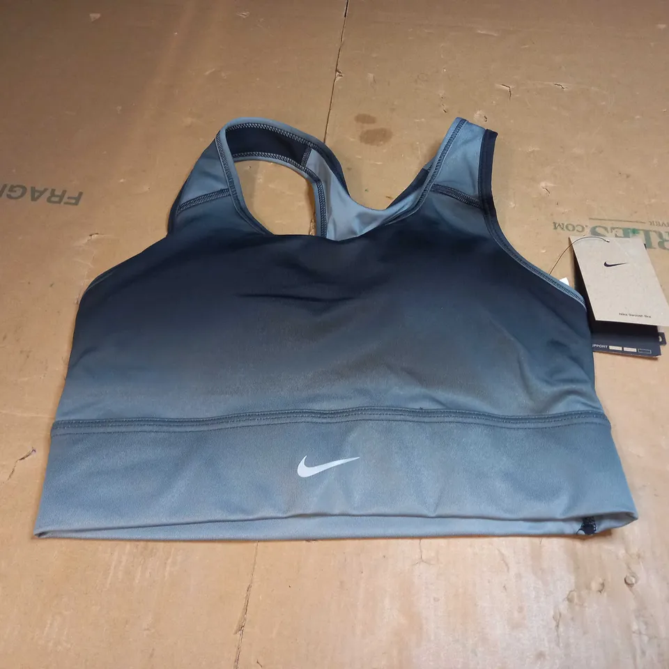 NIKE LOGO SPORTS BRA SIZE M