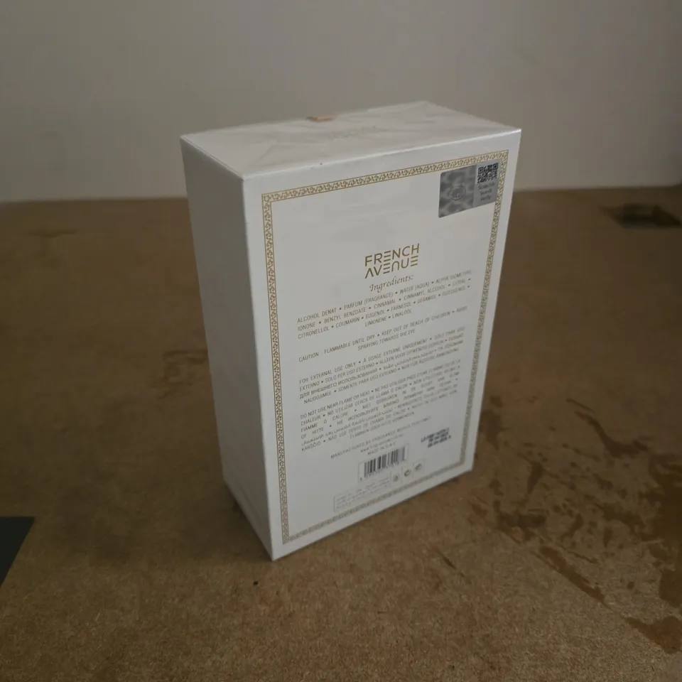 BOXED AND SEALED FRENCH AVENUE ESSENCE DE BLANC 100ML EDP BY FA PARIS 