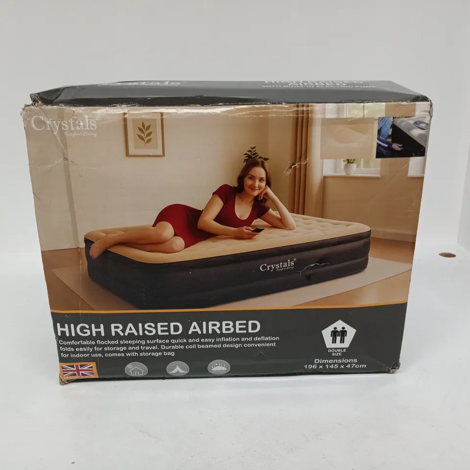 CRYSTALS HIGH RAISED AIRBED DOUBLE SIZE