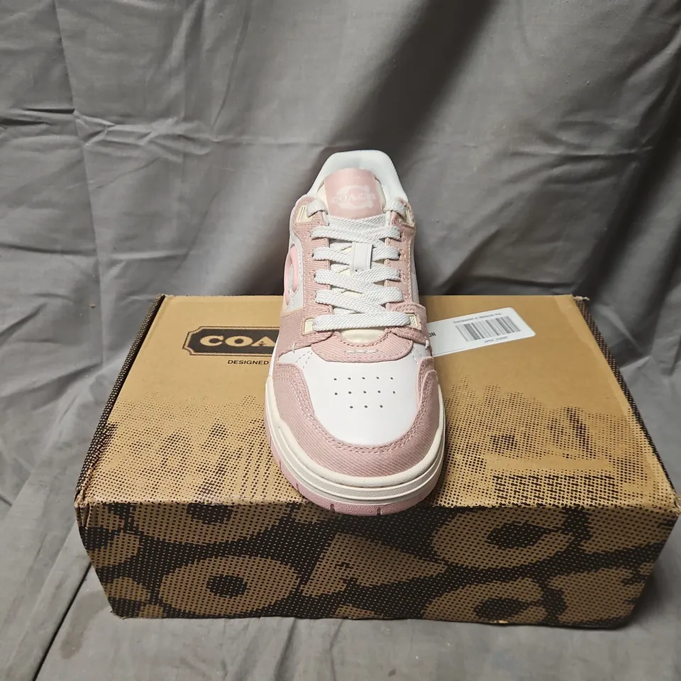 BOXED COACH SOHO SNKR DNM BALLERINA – WOMEN'S SNEAKERS, PINK/WHITE, UK 3.5