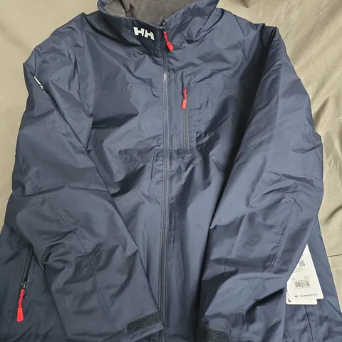 HELLYHANSEN CREW MIDLAYER JACKET 2 IN NAVY - XL