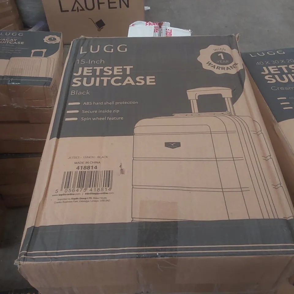 BOXED LUGG TRAVEL SUITCASE
